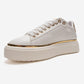 BORENA - White Platform Sneaker (Women)