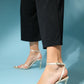 Melossa - Beige Satin Jeweled High Heel Shoe (Women)