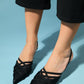 March - Black Slim Heel Pump (Women)