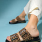 Zley Leopard Buckle Sandal (Women)