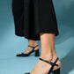 Tieno - Black Backless Block Heel Shoe (Women)