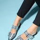 Paloma - Silver Buckle Sandal (Women)