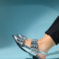 Paloma - Silver Buckle Sandal (Women)