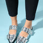 Paloma - Silver Buckle Sandal (Women)