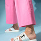 Zley White Buckle Sandal (Women)