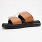 Zley Cognac Buckle Sandal (Women)