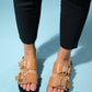 Zley Cognac Buckle Sandal (Women)