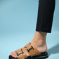 Zley Cognac Buckle Sandal (Women)