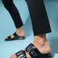 Zley Black Buckle Sandal (Women)