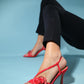 Publi - Red Stiletto Pump (Women)