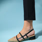 Cenova - Black Woven Heeled Sandal (Women)