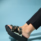 Olava - Gold Buckle Thick-Soled Slide (Women)