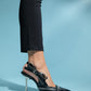 Glen - Black Zipper-Detail High Heel Shoe (Women)