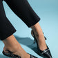 Glen - Black Zipper-Detail High Heel Shoe (Women)