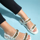Loket - White Chain-Detail Sandal (Women)