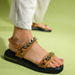 Loket - Cognac Chain-Detail Sandal (Women)