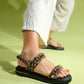 Loket - Black/Yellow Chain-Detail Sandal (Women)