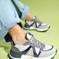 Calm - Gray Multi Sneaker (Women)