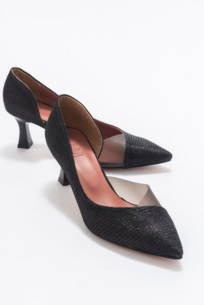 Vera Pump Black Glitter