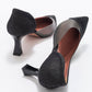 Vera Black Glitter Pointed Toe Pump (Women)