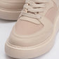 Ingrid - Beige Platform Sneakers