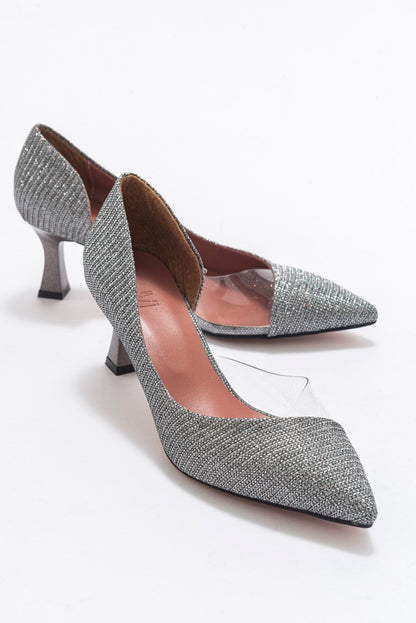 Vera Pump Platinum Glitter