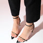 Bruno - Black Single-Strap High Heel Shoe (Women)