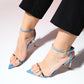 Bruno - Light Denim Single-Strap High-Heeled Shoe (Women)