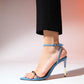 Bruno - Light Denim Single-Strap High-Heeled Shoe (Women)