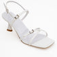 Nebel - White Heeled Sandal (Women)