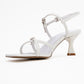 Nebel - White Heeled Sandal (Women)