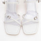 Nebel - White Heeled Sandal (Women)
