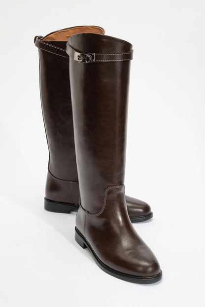 Yoko Riding Boot Brown