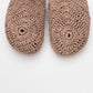 LOOP Brown Woven Slide Sandal (Women)