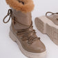 Rosie Light Brown Fur-Lined Winter Boot (Women)