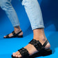 Blob - Black Gold Buckle Sandal (Women)