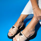 Luxes - Taupe Thick Sole Slipper (Women)