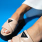 Luxes - Taupe Thick Sole Slipper (Women)