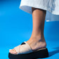 Luxes - Taupe Thick Sole Slipper (Women)