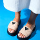 Luxes - Taupe Thick Sole Slipper (Women)