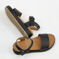Gemma - Black Beach Sandals