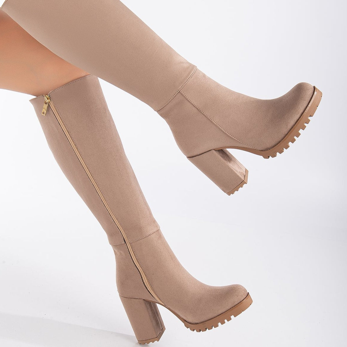 Open toe over the knee boots wide calf on sale