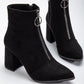 Ines - Black Suede Boots
