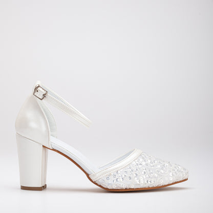 Aimee - Tulle Wedding Shoes