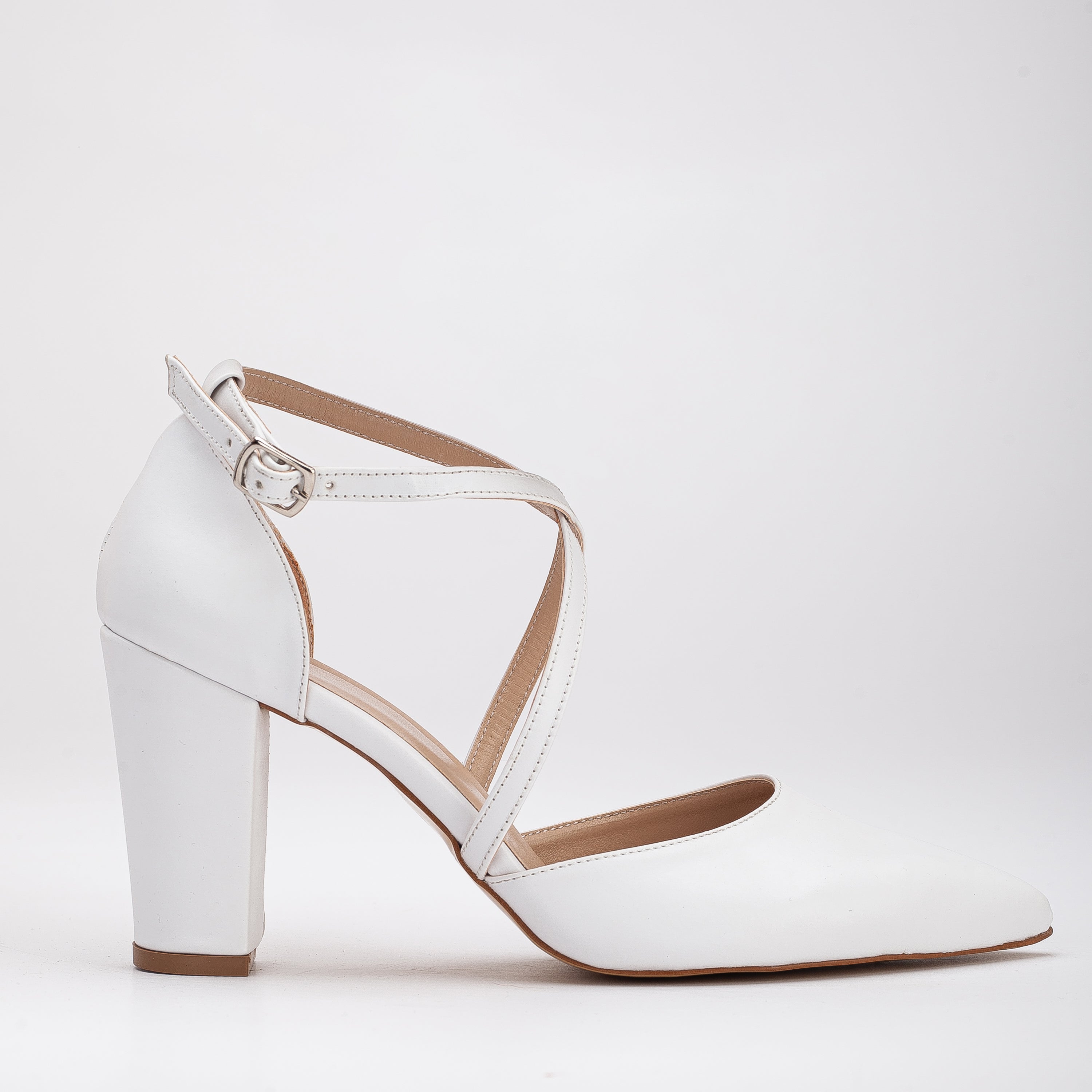 Shoeberry High Heels - White - Block - Trendyol