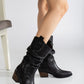 Bonnie - Black Slouch Western Boots