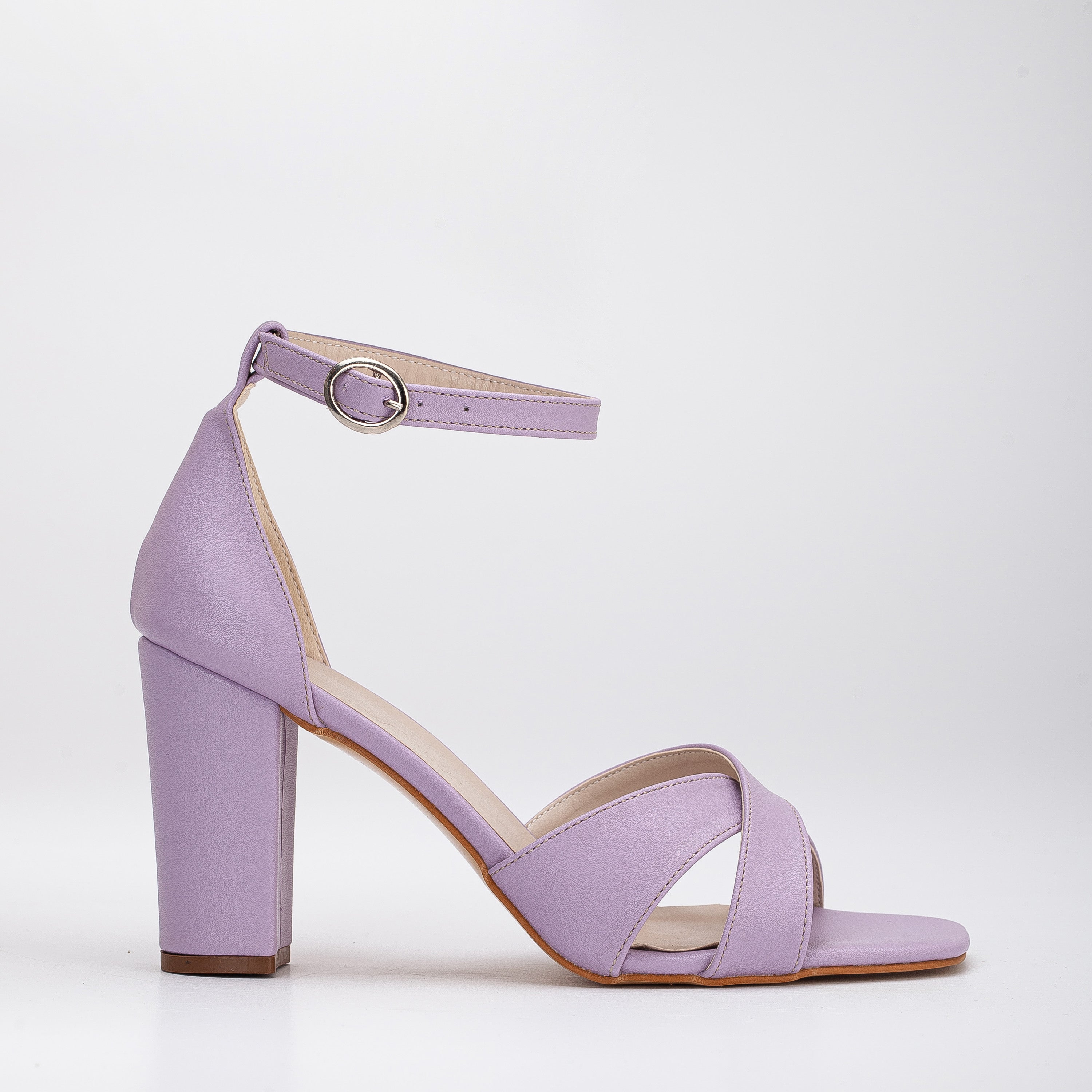 Aldo women's shoes size 38(7.5) leather suede platform 5.5 inch heels  lavender | eBay