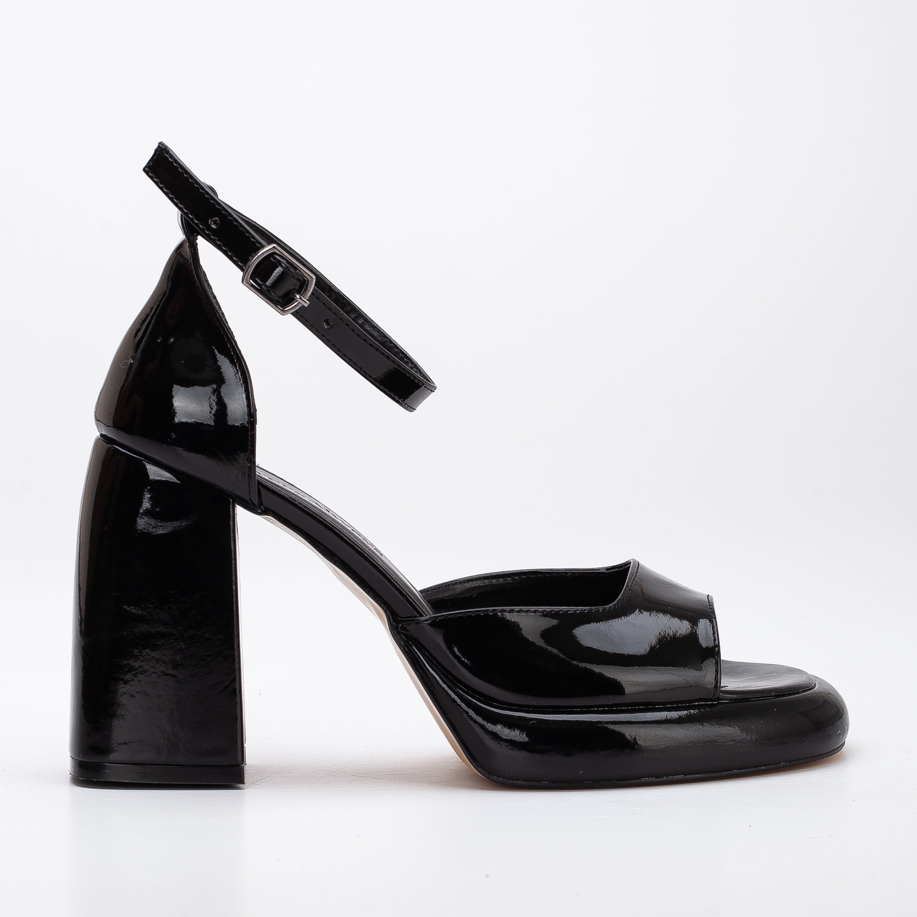 Black Stiletto Heels Platform | Peep Toe Black Platform Heels - Women  Platform - Aliexpress