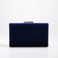 Dark blue velvet bridal clutch, Velvet bridal clutch in dark blue, Elegant dark blue bridal clutch, Stylish dark blue velvet clutch, Sophisticated dark blue bridal purse, Navy blue velvet bridal clutch, Dark blue velvet wedding clutch, Chic dark blue bridal clutch, Luxurious dark blue velvet clutch, Bridal clutch with dark blue velvet.