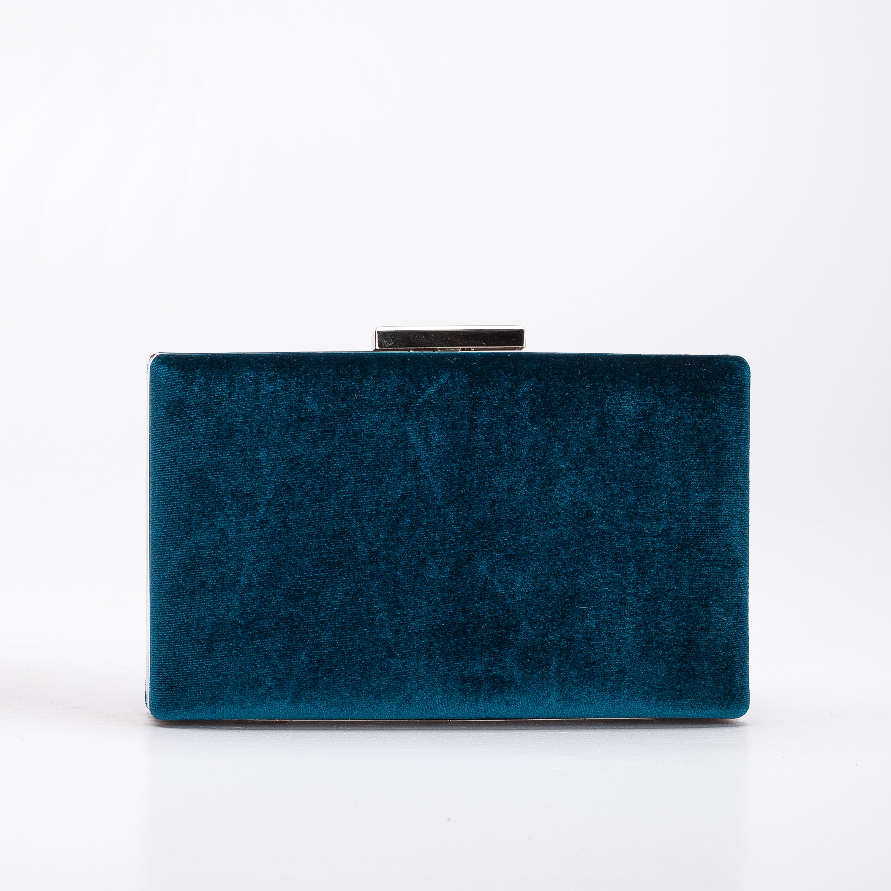 Blue Clear Crystal Gold Evening Clutch Purse - Youarrived